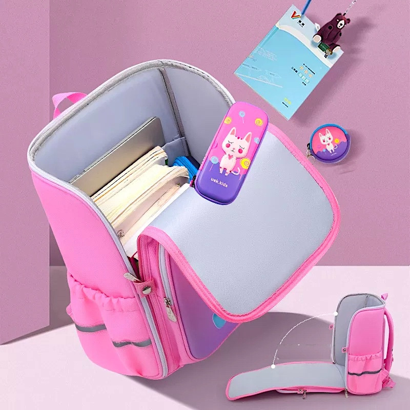 Girls School backpack Unicorn Shaped Fashion Model Student Backpack Purple Unicorn